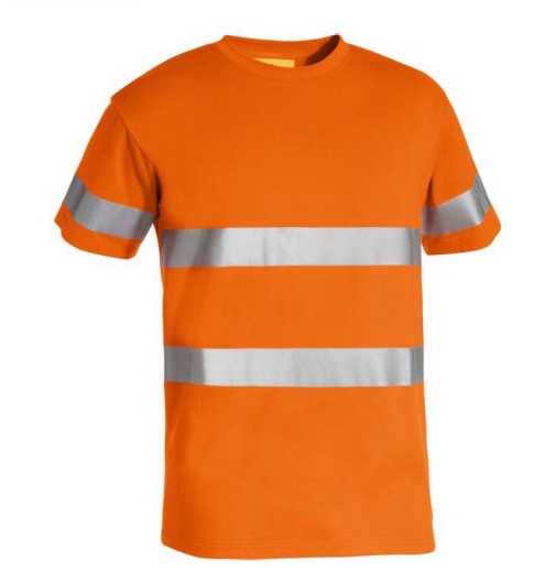 Picture of Bisley, Taped Hi Vis Cotton T-Shirt Short Sleeve